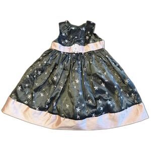 Toddler Girls Party Dress Size 2T Gray Pink‎ Embroidered Floral Tulle Marmellata